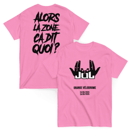 T-Shirt JUL rose Orange Vélodrome concert 23/05/2025 - 24/05/2025 Marseille